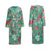 Good Evening Cotton Bath Robe / Dressing Gown Green – XXL