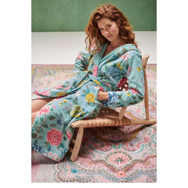 Good Evening Cotton Bath Robe / Dressing Gown Green – XXL