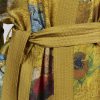 Van Gogh Partout des Fleurs Gold Kimono Bath Robe Large/Extra Large