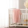 Lyla Blush Cotton Baby Blanket 75 x 100 cm