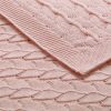 Lyla Blush Cotton Baby Blanket 75 x 100 cm