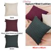 Bedding House Chelsy Square Filled Cushion 40cm x 40cm – Green