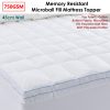 750GSM Memory Resistant Microball Fill Mattress Topper King Single