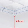 750GSM Memory Resistant Microball Fill Mattress Topper King Single