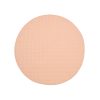 Round Linen Cotton Baby Play Mat Peach 130cm Diameter