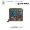 PIP Studio Garden Dark Blue Square Wallet