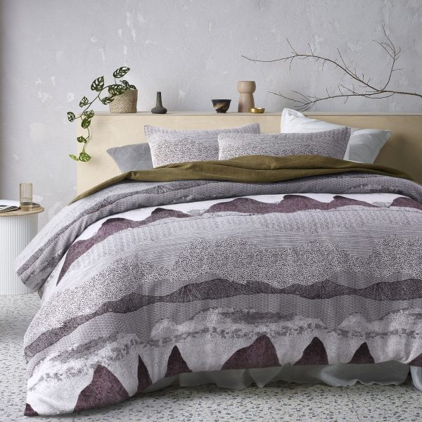 Bulla Burgundy Quilt Cover Set Double