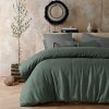 Sea Green 100% Hemp Quilt Cover Set Queen