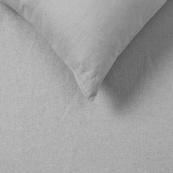 Silver 100% Hemp Quilt Cover Set Queen