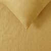 100% Linen Ochre Quilt Cover Set Queen