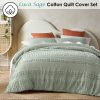 Luca Sage Cotton Quilt Cover Set Double