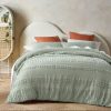 Luca Sage Cotton Quilt Cover Set King