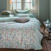 Midnight Garden White Cotton Quilt Cover Set King