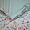 Midnight Garden White Cotton Quilt Cover Set King