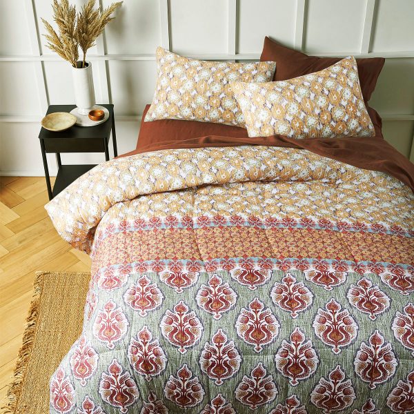 Pippa Printed Quilt Cover Set Queen