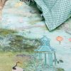 Pip Paradise Green Quilt Cover Set Queen