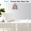 Bones Kids Printed Sheet Set King Single