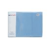 Blue Plain Dyed Microfibre Sheet Set Double