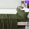 100% Linen Olive Sheet Set Double