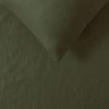 100% Linen Olive Sheet Set Double