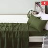 100% Linen Olive Sheet Set King