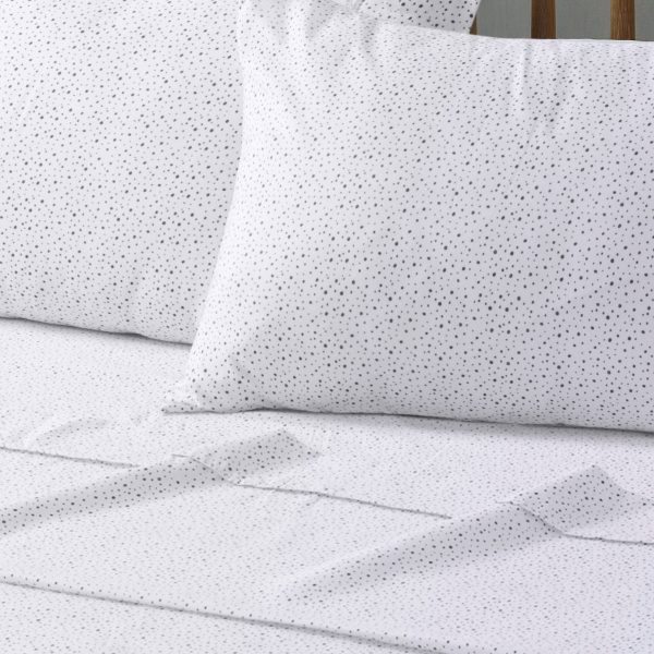 Spotty Printed Microfibre Sheet Set Queen