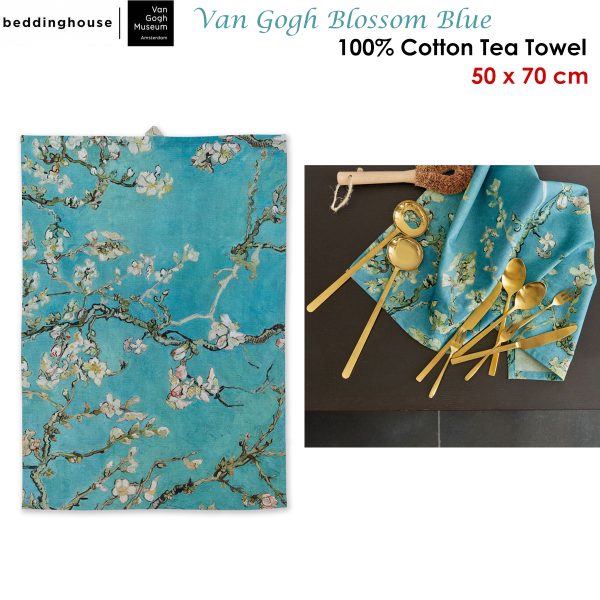 Bedding House Van Gogh Blue Tea Towel