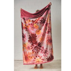 Bedding House Festival Multi Cotton Velour Beach Towel