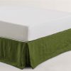 Olive French Linen Valance Queen