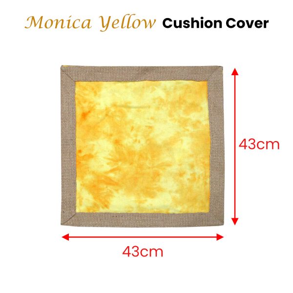 Monica Yellow Cushion Cover 43 x 43 cm