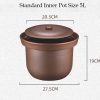 Electric Purple Clay Pot Slow Cooker – 5L