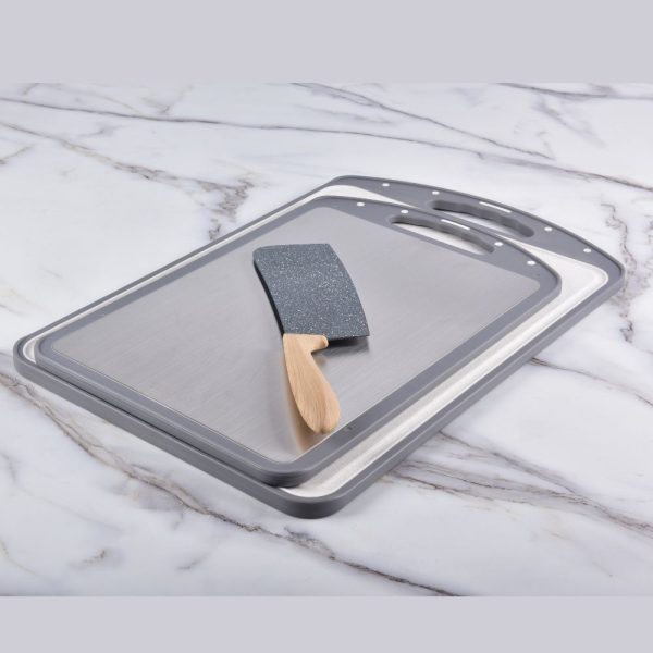 316 Stainless Steel Double Side Cutting Board 46*31cm