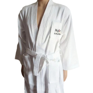 Luxury Cotton Shower Gown Bathrobe