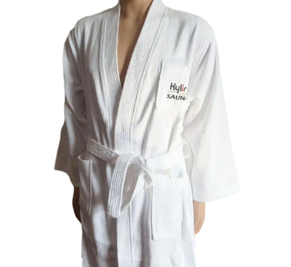 Luxury Cotton Shower Gown Bathrobe