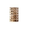 Cubes Storage Folding Shoe Box With 2 Column & 12 Grids & 6 Brown Door