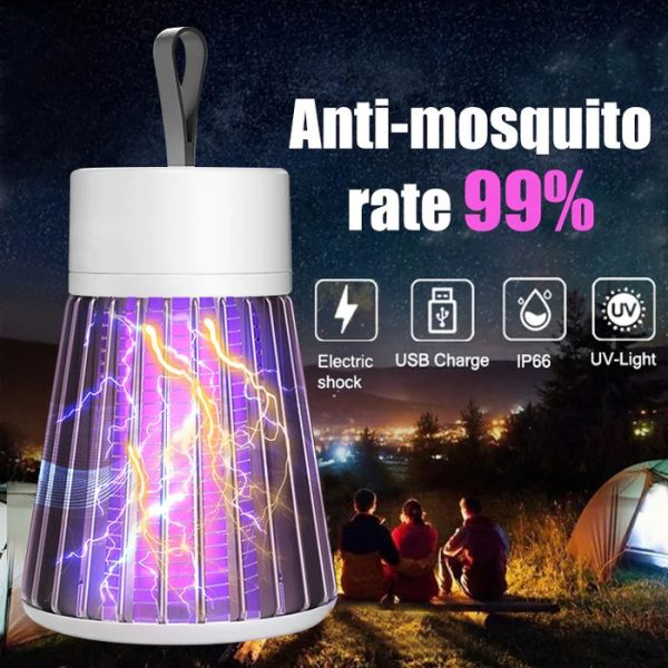 Electric Lightning Mosquito Killer Lamp – Grey