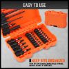 26Pc Impact Screwdriver Bit Set Magnetic Drill Bit Holder Quick Release Drilling