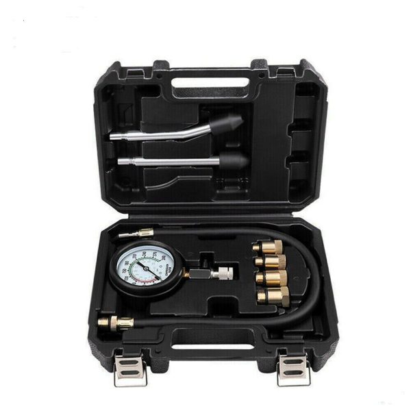 Engine Cylinder Compression Test Gauge Detector Kit Set For Car Motorcycle Tool