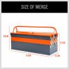 5-Tray Steel Cantilever Tool Storage Box Portable Parts Organiser Carry Holder