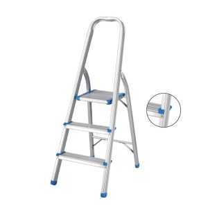 3-Step Ladder Multi Purpose Foldable Folding Aluminium Home Office Shop