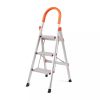 3 Step Ladder Multi Purpose Household Office Foldable Non Slip Aluminium[