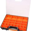 22 Compartments Parts Storage Box Tool Organizer Plastic Bin Carry Case