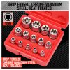 14Pc E Torx Socket Set Female Start Bit External Hex Torque E4-E24 With Case