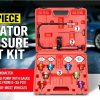 Universal Cooling System Radiator Pressure Tester Gasket Test Kit Leak Detector