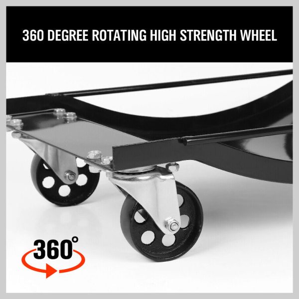 4 x Heavy Duty Wheel Dolly 450 kg 1000 lb Car Vehicle Positioning Jack Platform