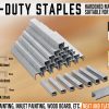 6300Pc Door Shaped Staples Nails 6/8/10mm Staple Gun Stapler Refills Upholstery