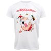 New Funny Adult Xmas Christmas T Shirt Tee Mens Womens 100% Cotton Jolly Ugly, Santa is Jolly – M