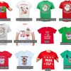 New Funny Adult Xmas Christmas T Shirt Tee Mens Womens 100% Cotton Jolly Ugly, Santa is Jolly – M