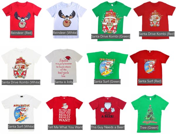 New Funny Adult Xmas Christmas T Shirt Tee Mens Womens 100% Cotton Jolly Ugly, Santa is Jolly – M