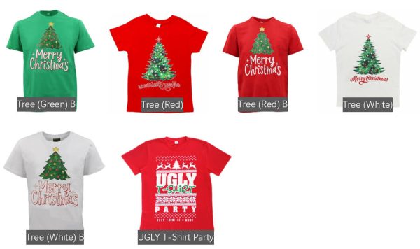 New Funny Adult Xmas Christmas T Shirt Tee Mens Womens 100% Cotton Jolly Ugly, Santa is Jolly – M